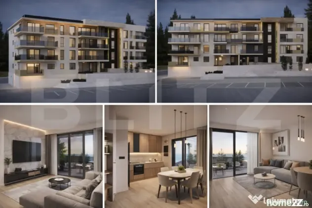 Apartament 2 camere, 55.47 mp, zona Tudor