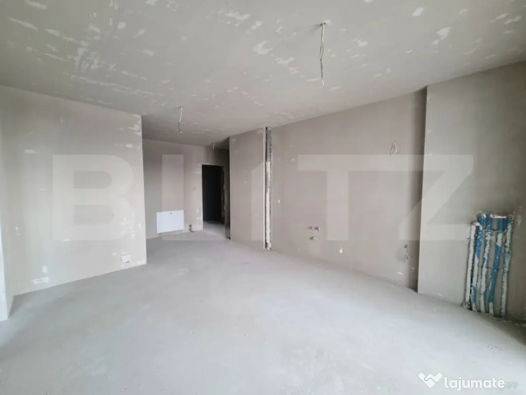 Apartament 3 camere, semifinisat, etaj intermediar, zona BMW