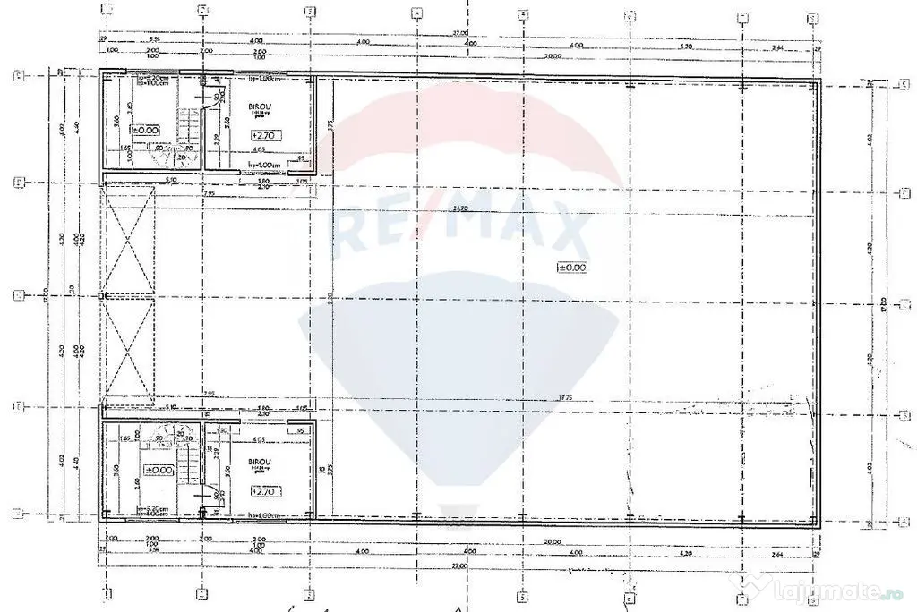 Spațiu industrial de închiriat, 248 mp la șosea