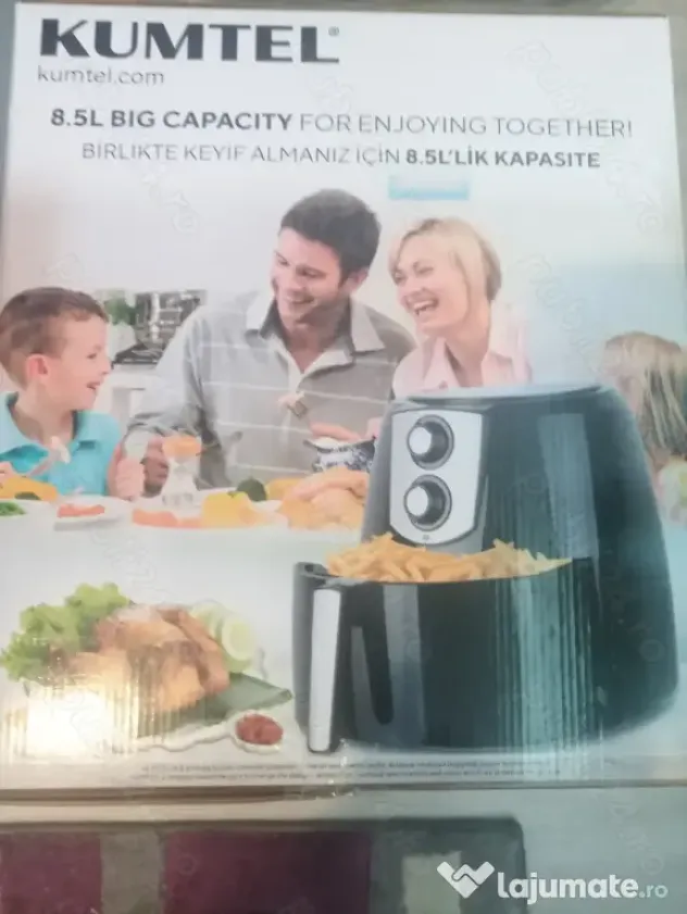 AirFryer Kumtel HAF-03 8.5L 1800W up to 200 degrees 60min.time