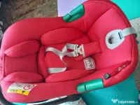 Scaun auto CYBEX Aton B2 i-Size, 3 puncte, 0-13kg, rosu-negru 