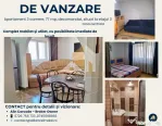 APARTAMENT 3 CAMERE DE VANZARE , DECOMANDAT , ZONA CENTRALA