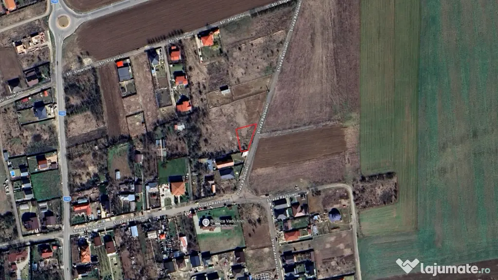 Teren intravilan Vadu Anei, deschidere dublă rară 37m + 27m