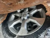 Jante aliaj 5x114.3 pe 17" originale Toyota Rav4 cu anvelope 225/65/17" 