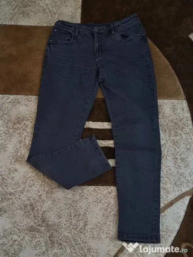 Jeans negru lung