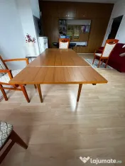 Masă extensibilă cu 4 scaune 