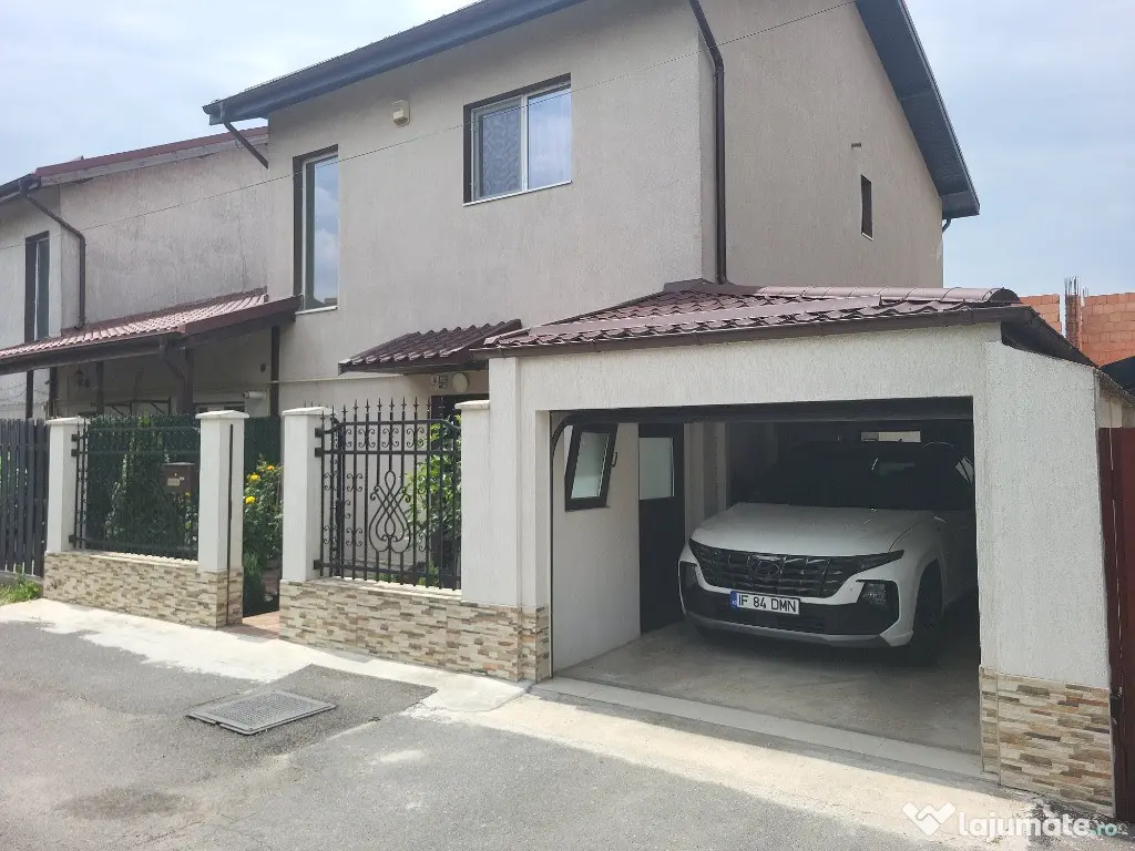 Casa P+1+garaj+terasa,gaz,curent,canalizare,apa,utilata+mobilata