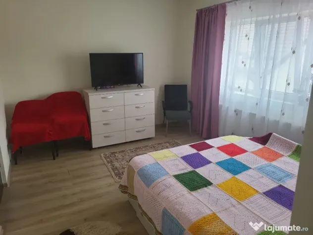 Casa P+1+garaj+terasa,gaz,curent,canalizare,apa,utilata+mobilata