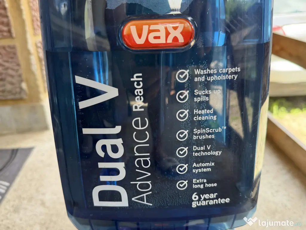 Vând aspirator-spălător pentru covoare și tapițerii Vax Dual V Advance Reach