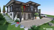 Vila 5 camere HUF Haus Balotesti vedere lac