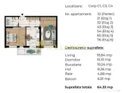 Apartament 2 camere decomandat [ Pasarela Berceni M2] 