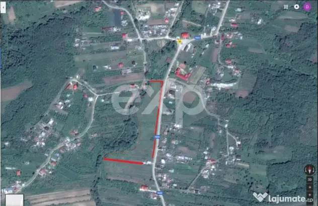 Teren intravilan 21.000 mp de vânzare – Suseni, Comuna Bo