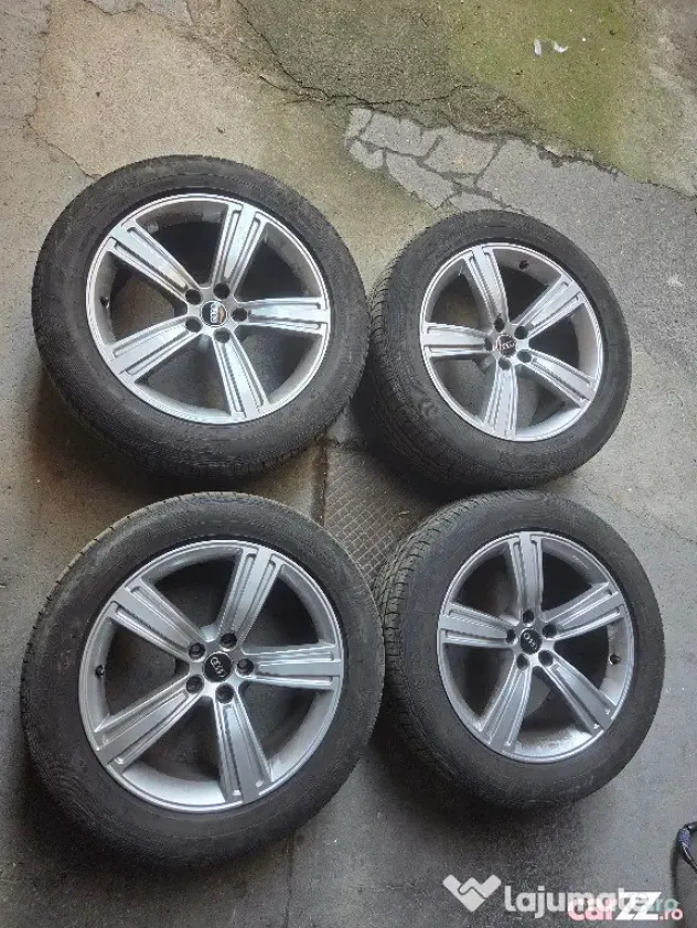 Jante aliaj originale Audi 19" S-Line A8 Q5 anvelope vara Goodyear 235/55 R19