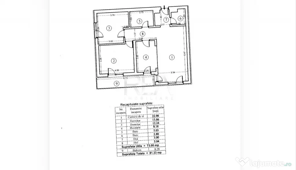 3 Camere Ready to move 20th Residence