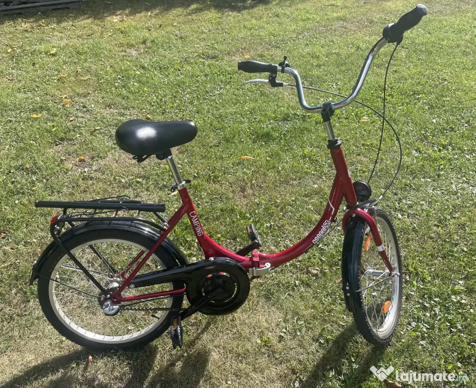 Vând bicicletă nouă pliabilă Csepel Camping roșie