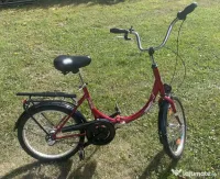 Vând bicicletă nouă pliabilă Csepel Camping roșie 