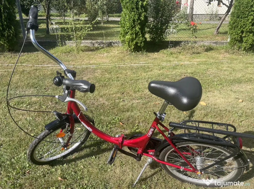 Vând bicicletă nouă pliabilă Csepel Camping roșie