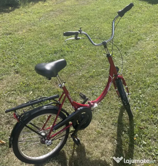 Vând bicicletă nouă pliabilă Csepel Camping roșie