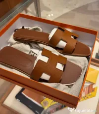 Papuci Hermes Oran Gold 
