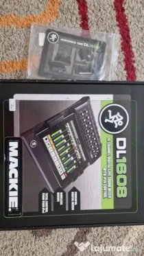Vând Mixer Digital Mackie DL1608 – impecabil + 2 iPad-uri + Router Apple