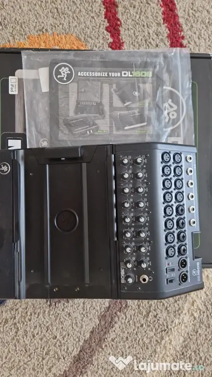 Vând Mixer Digital Mackie DL1608 – impecabil + 2 iPad-uri + Router Apple