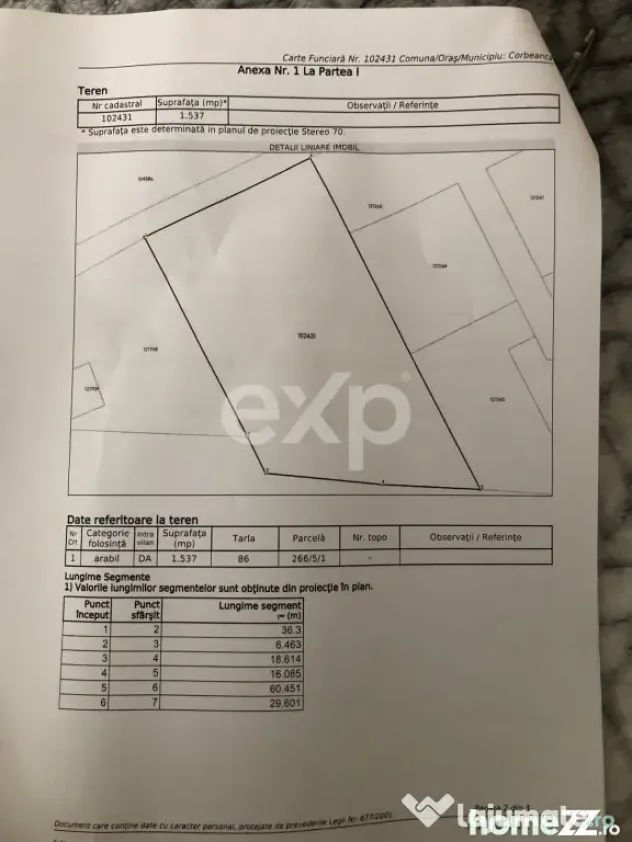 Teren Intravilan Constructii Padurile Regale Corbeanca