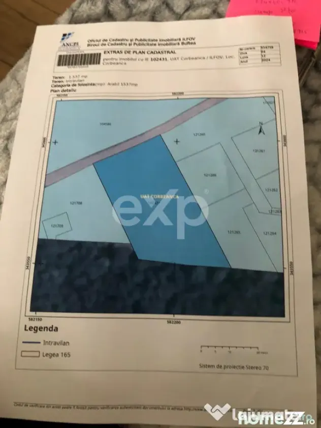 Teren Intravilan Constructii Padurile Regale Corbeanca