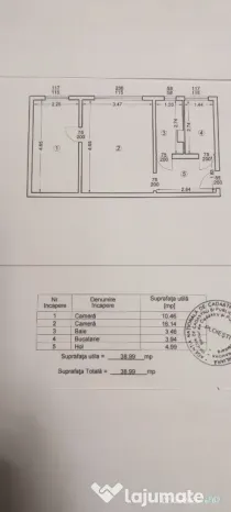 Apartament 2 camere Malu Roșu, preț negociabil