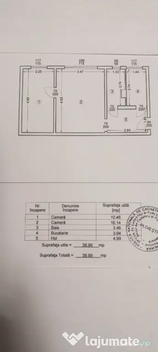 Apartament 2 camere Malu Roșu, preț negociabil