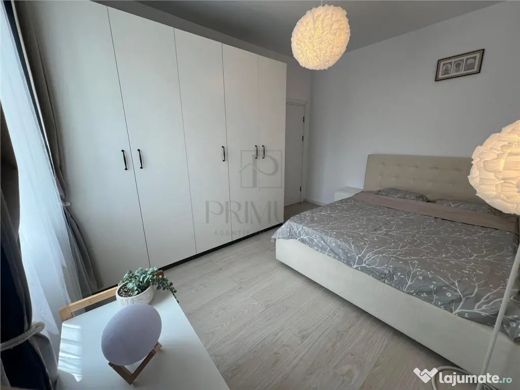 BRAYTIM - 2 CAMERE - ETAJ INTERMEDIAR - MOBILAT SI UTILAT -