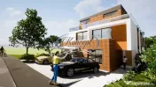 Duplex modern cu rooftop in Voronet 