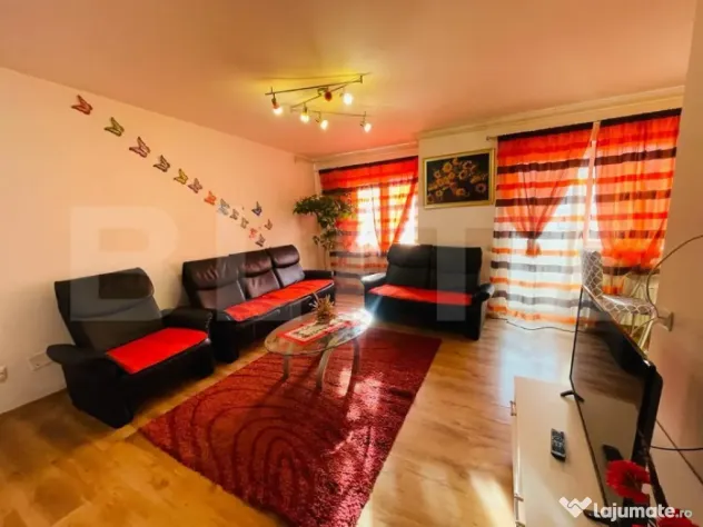Apartament 3 camere, 64mp, parcare, etaj 1, zona Teilor