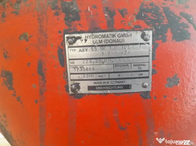 Pompa hidraulica Hydromatik A8V55SR 1R101 pentru excavator