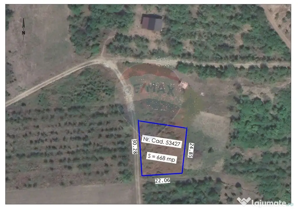De vânzare teren intravilan 668 mp, Săldăbagiu de Munte