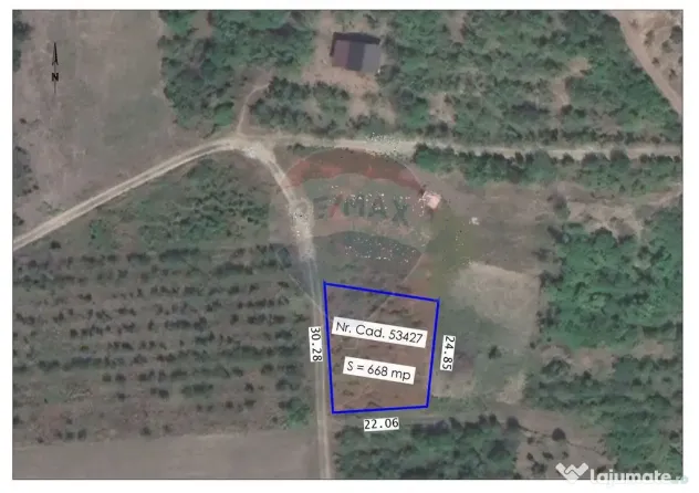 De vânzare teren intravilan 668 mp, Săldăbagiu de Munte