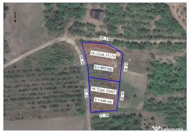 De vânzare teren intravilan 668 mp, Săldăbagiu de Munte