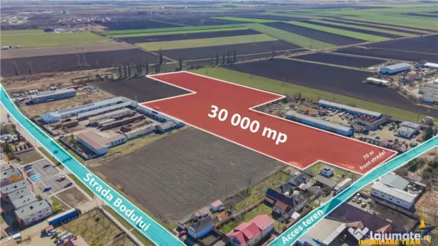 FILM! 30.000mp teren intravilan industrial, Central, Halchiu