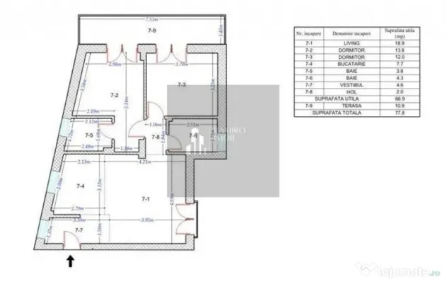 Apartament 3 camere Soseaua Giurgiului / Drumul Gazarului
