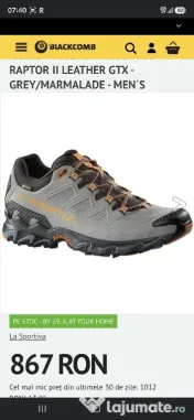 Pantofi treking La Sportiva Ultra Raptor II Leather GTX