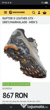 Pantofi treking La Sportiva Ultra Raptor II Leather GTX