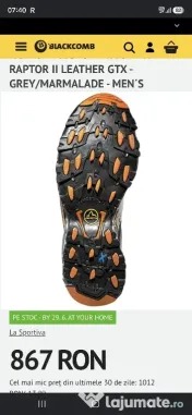 Pantofi treking La Sportiva Ultra Raptor II Leather GTX
