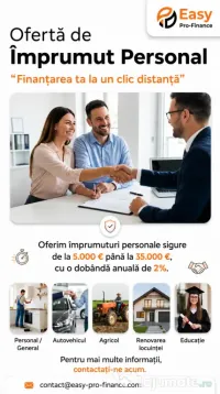 Împrumut Privat Serios pentru Persoane Fizice 