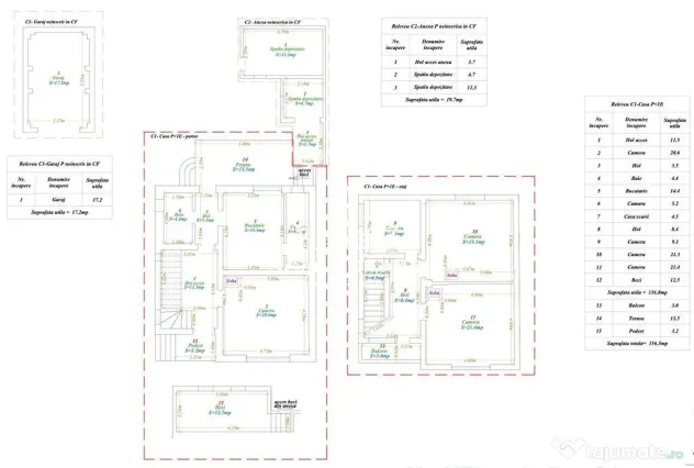 Casa spatioasa de 156mp cu 4 camere, teren de 237mp in Bu...