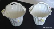 2 obiecte portelan fin, handmade 