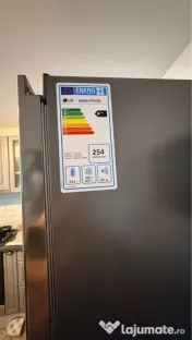 Frigider LG GBB61PZHZN – No Frost, gri, stare foarte bună 
