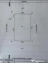 Teren intravilan Caracal-zonă rezidențială 