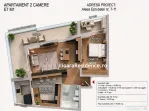 2 camere, 65 mp utili, 500 m metrou Nicolae Grigorescu (Ilioara), Park