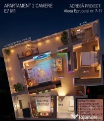 2 camere spațios, proiect boutique, 66 mp utili, Sector 3, comision 0%
