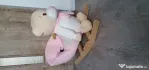 Balansoar ursulet  din plus cu spatar si sunete Moni Happy Bear