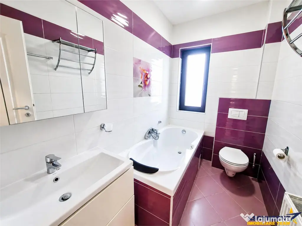 Apartament mobilat, utilat, curte si gradina privata, Ghimba